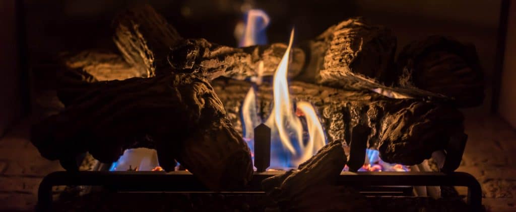 natural gas fireplace